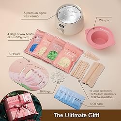 GIRLEARLE Premium Digital Waxing Kit for Women and