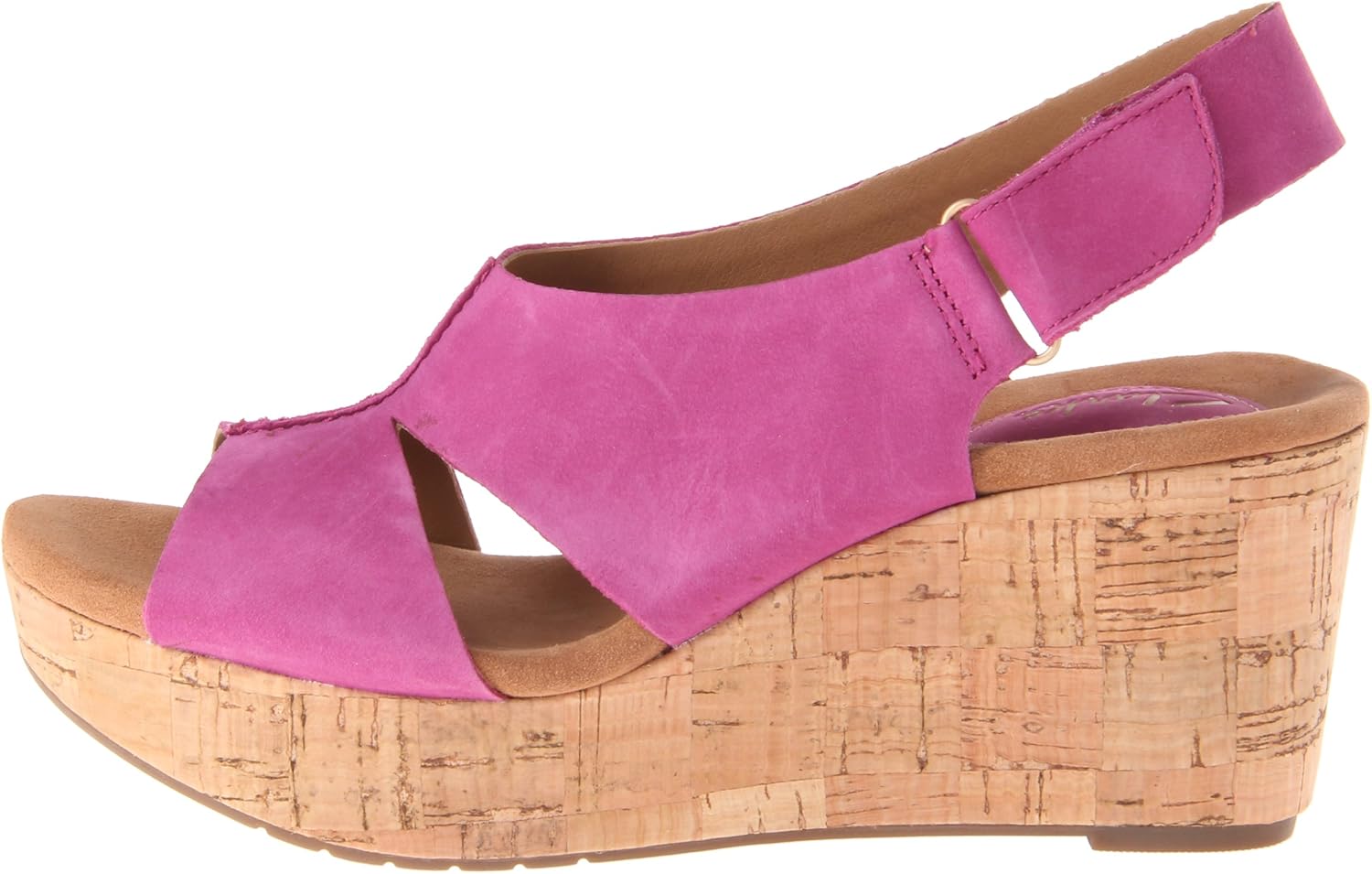 clarks women's caslynn lizzie wedge sandal