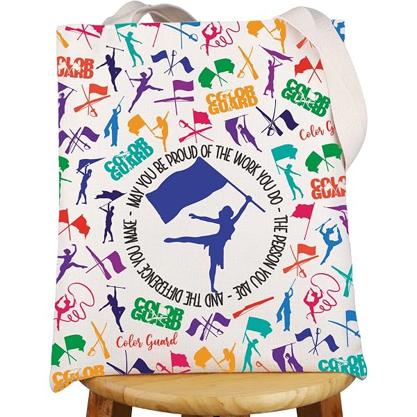 Color Guard Make-up-Tasche „In My Color Guard Era“ - Baumwoll-Beutel Mit Reißverschluss | Geschenk Für Flaggen- & Tanzgruppen