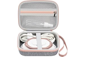 AGAINMORE Travel Iron Case Compatible with Newbealer 120V/220V Dry Steamer for Clothes, Mini Iron Organizer Holder for Water Spray Bottle and Other Accessories (Box Only)- Grey