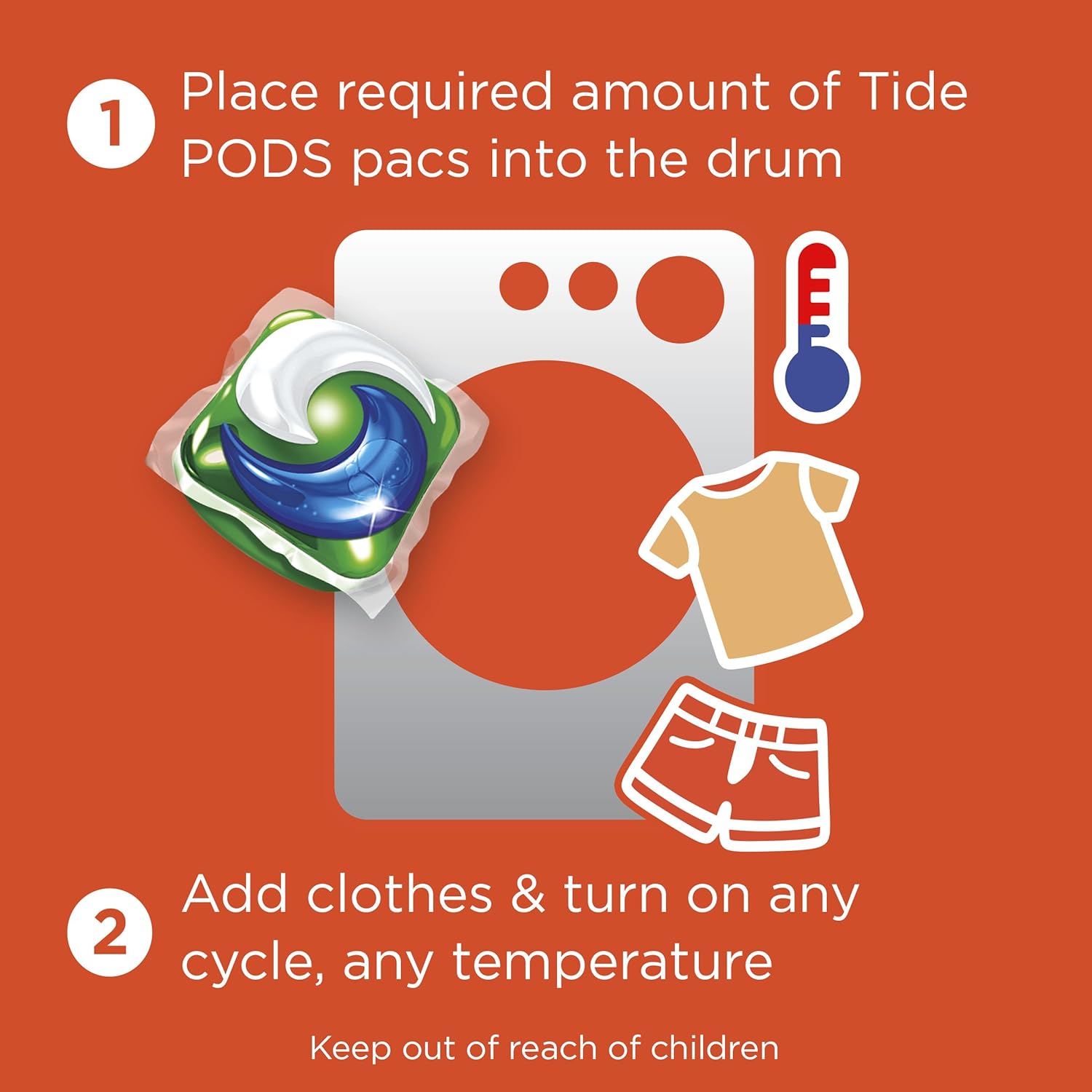 Tide PODS Plus Downy 4 in 1 HE Turbo Laundry Detergent Pacs, April Fresh Scent, 61 Count Tub - Packaging May Vary: Health & Personal Care