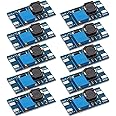 10 Pieces DC-DC Boost Converter 2A Adjustable Module Voltage Regulator Board Input Voltage 2 Volt-24 Volt to 5 Volt-28 Volt Output Voltage (Without USB Connector)