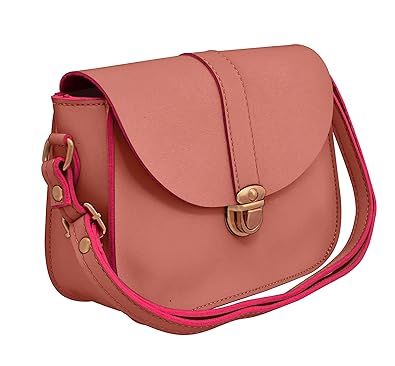 TAP FASHION Fancy Stylish PU Synthetic Womens Sling Bag with Adjustable Strap for Ladies and Girls