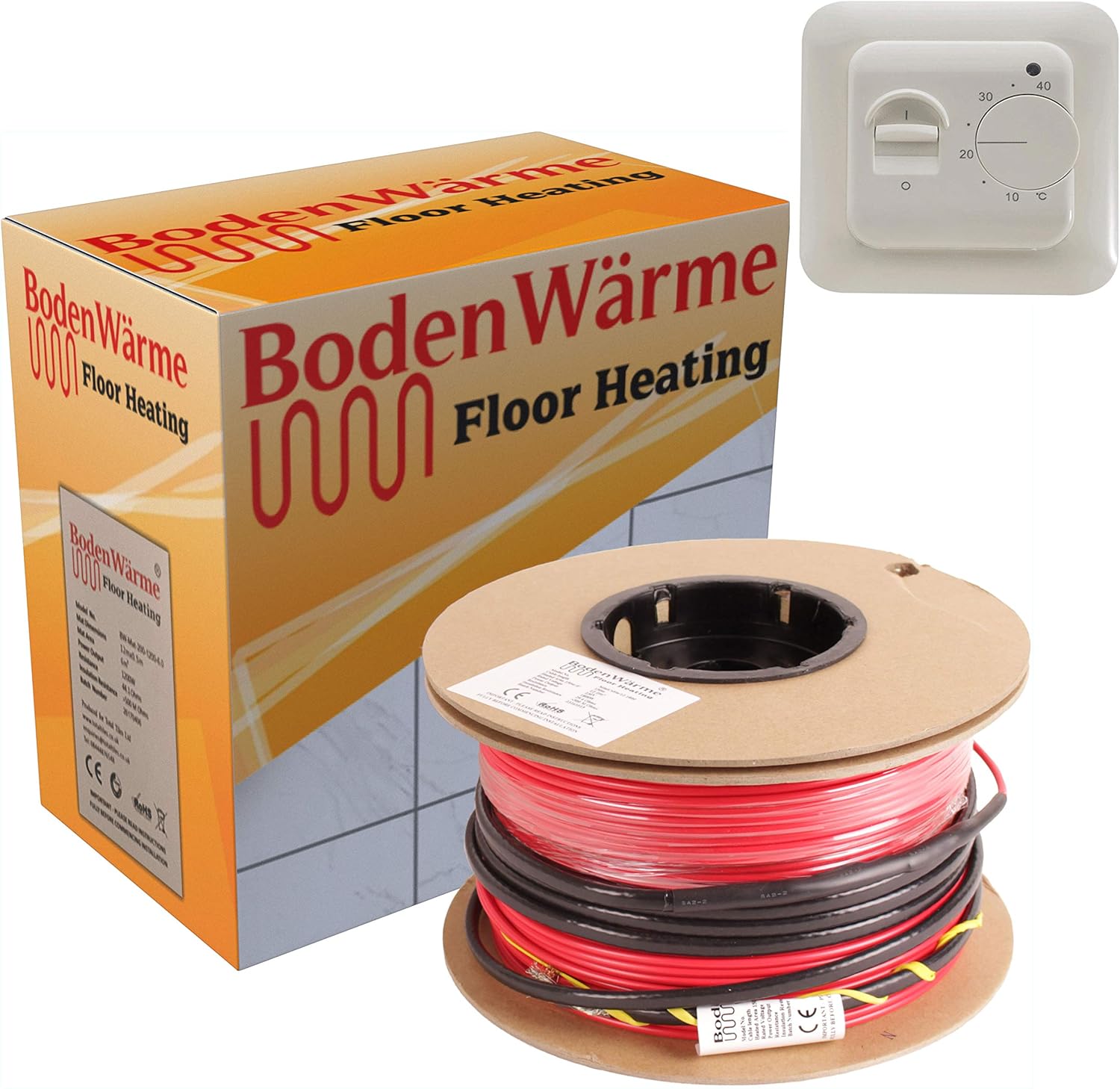 Kit de cables para calefacción eléctrica de suelo radiante, alambre