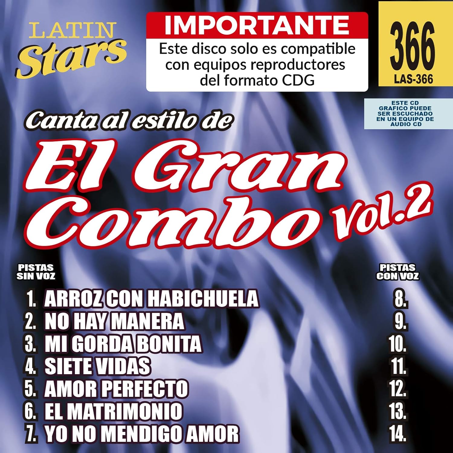 El Gran Combo Karaoke Gran Combo 2 Latin Stars Karaoke Amazon