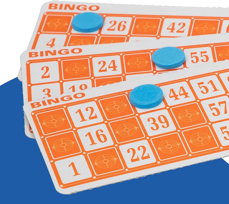 43313 - Jogo de lotaria de bingo, Jogos de tabuleiro para crianças, 90 bolas e 24 cartas, Medidas 17x24x12 cm, +2 Jogadores, +5 anos