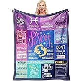 Pisces Gifts for Women – Zodiac Throw Blanket 50