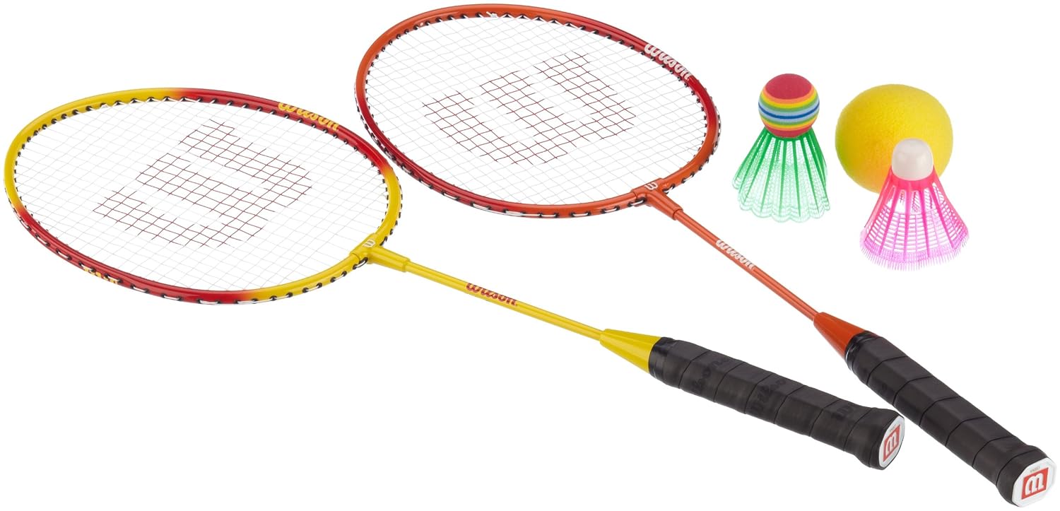 Wilson Kids BKit Badminton 24Inch, Red/Yellow Amazon.co.uk Sports