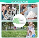 Orzbow 100pcs Portable Potty Liners Drawstring Bags 5 Rolls High Load-Bearing view 6