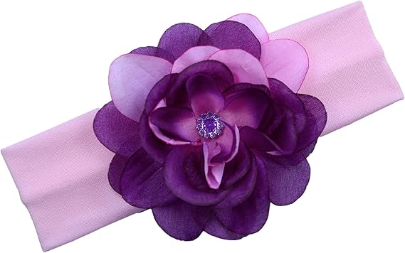 purple baby headband