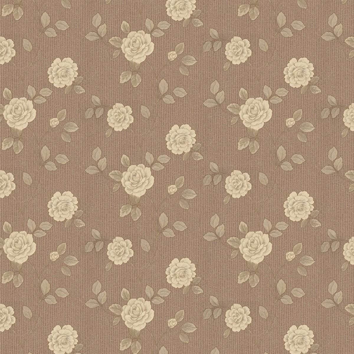 MyTinyWorld Pack of 5 Dolls House Cream Climbing Rose Wallpaper Sheets