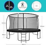 Zero Gravity Ultima 4 14ft Trampoline Black Edition view 4