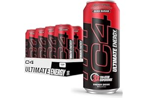 Cellucor C4 Ultimate | Pre Workout Sugar Free Energy Drink | Tri-Stim Experience with 300mg Caffeine + TeaCrine + Dynamine | Fruit Punch | 16oz (Pack of 12)