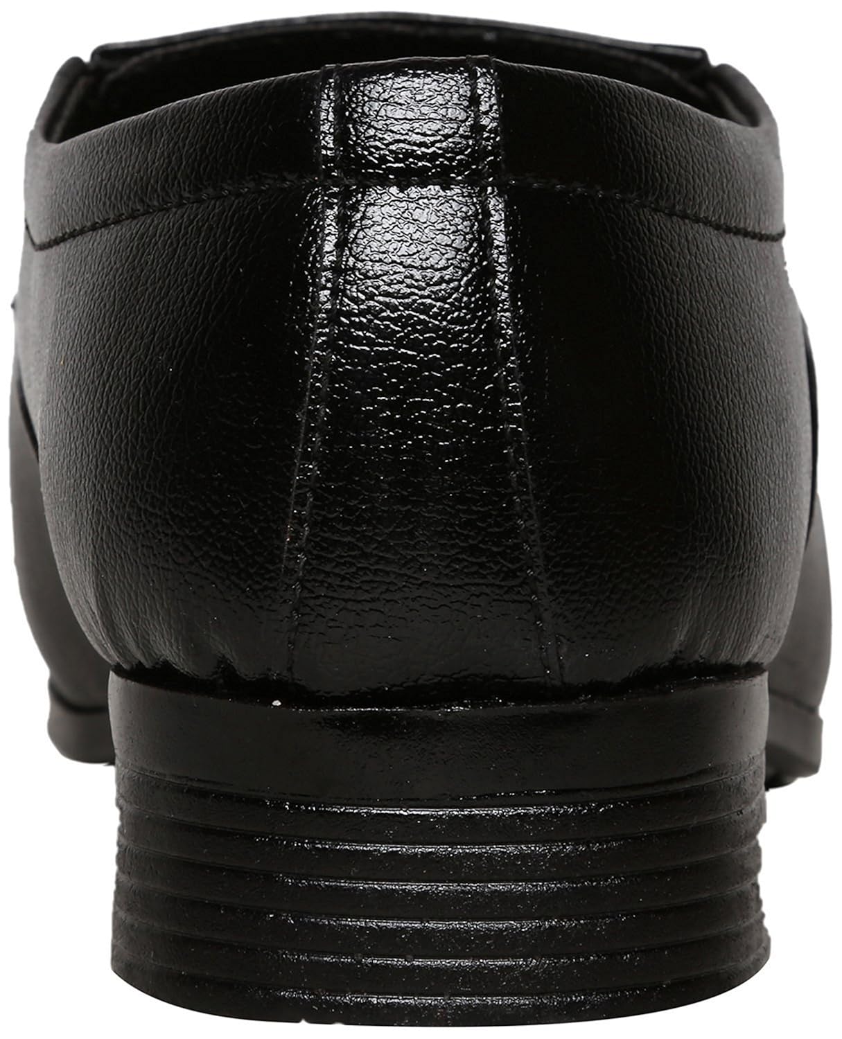 anshul fashion mens black patent leather premium slip on formal shoes