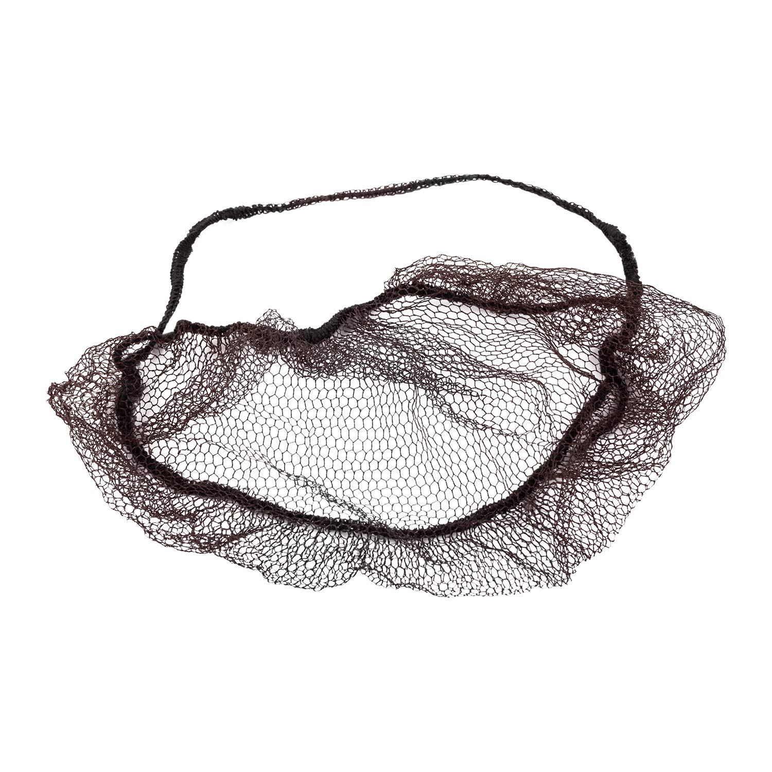 Royal Dark Brown Nylon Honeycomb Beard Protector, Latex Free, Package of 100