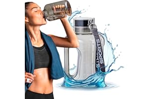 BRÜUN Big Hydrogen Water Bottle Generator 50 Oz. / 1.5L High-Capacity | A Grey Colored Portable Health Boosting Water Ionizer Generator Machine with SPE PEM Technology