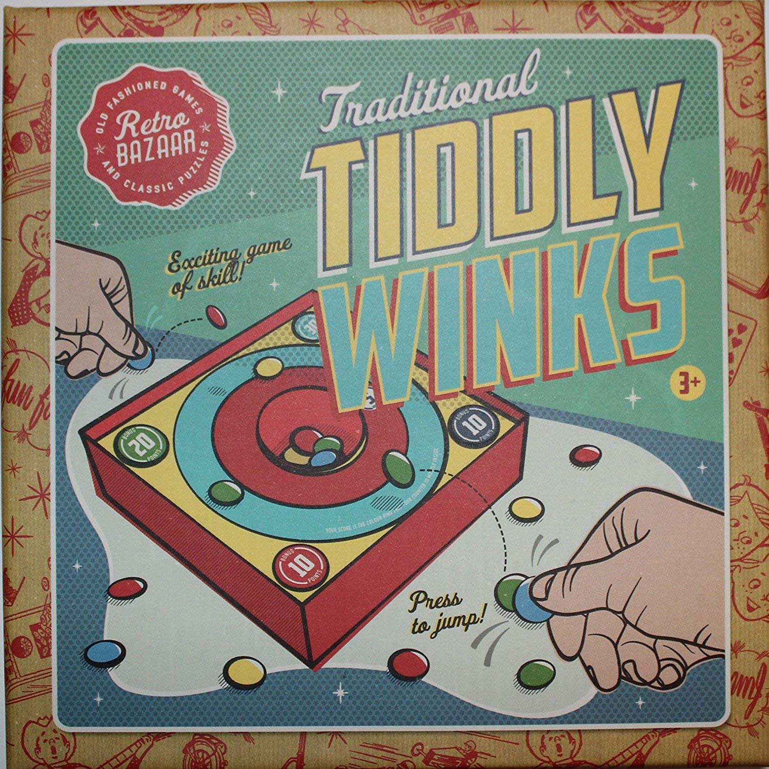 Traditional Tiddlywinks Tiddly Winks Family Game