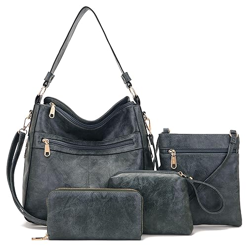 Purses For Women Handbags And Wallet Set Large Hobo Crossbody Bag Ladies Purse Totes 4 PCS