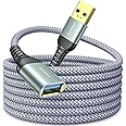 AINOPE 10FT USB Extension Cable,USB Extender,USB 3.0 Extension Cable, Male to Female Cord High Data Transfer Compatible with 