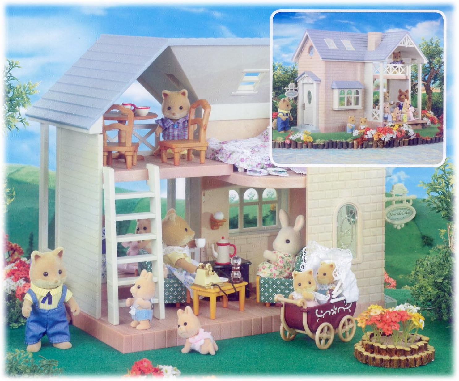 sylvanian riverside lodge