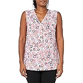 MULTIPLES Women's Banded V-Neck Tank