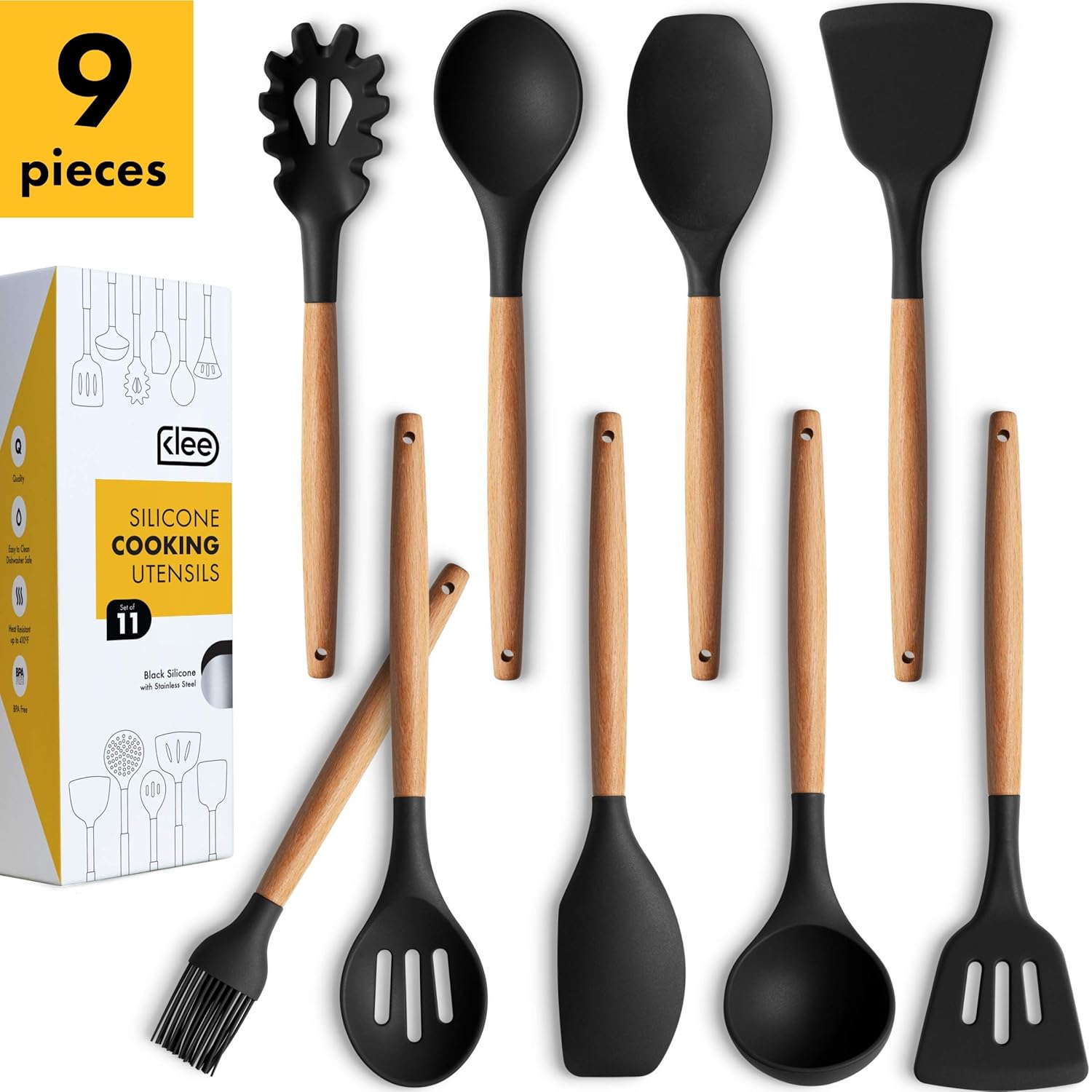 Best Kitchen Utensil Set, Wood
