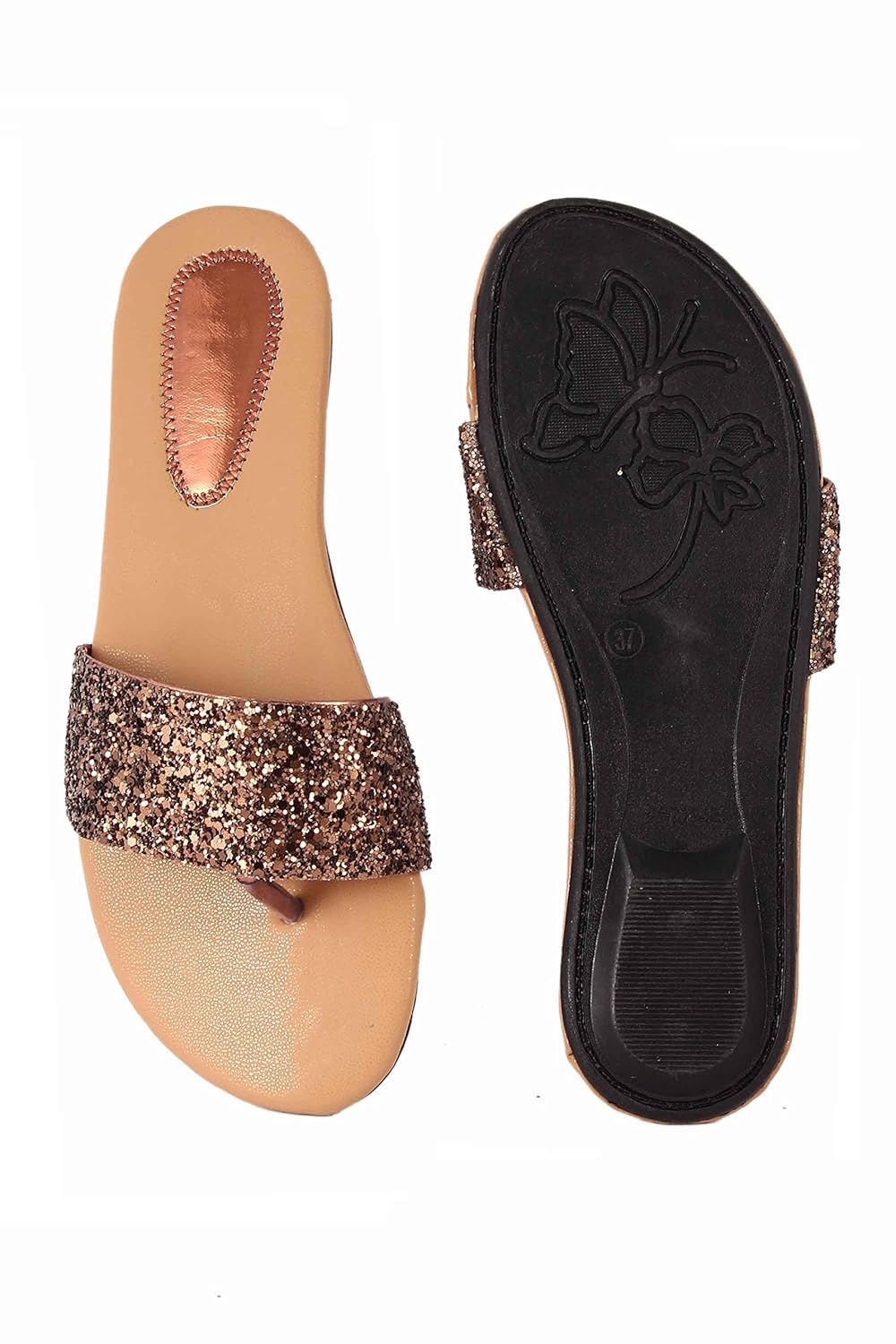 red choice collection handmade synthetic fashion chappal for women