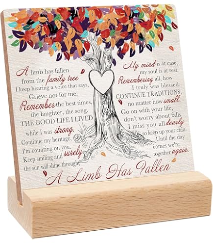 Memorial Sympathy Gift Wooden Sign - Mom & Dad Together Again In Heaven Bereavement Keepsake