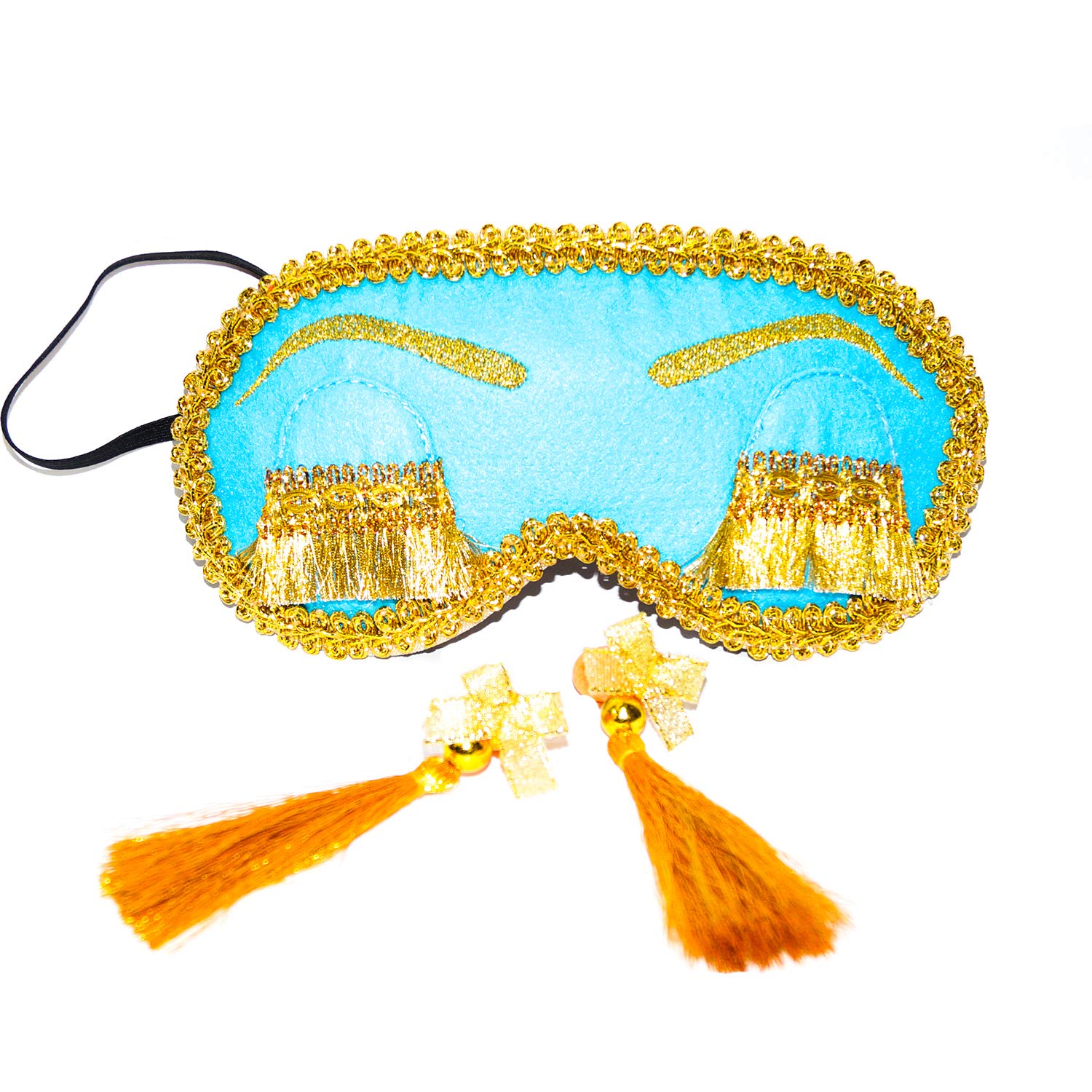 ComfortDecorHouse Audrey Hepburn Sleep Mask with Embroidery Eyelashes Holly Golightly Sleep Masks Breakfast at Tiffanys Eye Mask Sleeping Eye Masks Bridal Shower Favor Blue Felt Night Mask