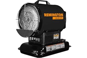 80,000 BTU Battery Operated Kerosene/Diesel Radiant Heater with Thermostat