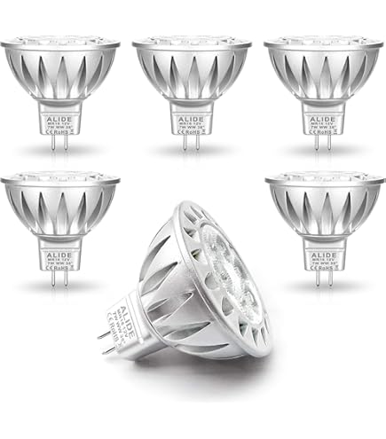 Anyray (2-Pack) Clear MR11 12V 8W Fiber Optic Light Bulb – G4 Bi-Pin Base, For Christmas Trees & Decorations
