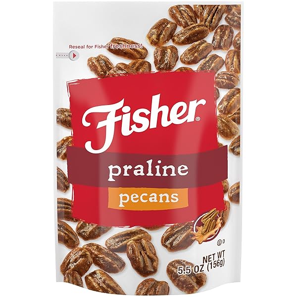FISHER SNACK PRALINE PECANS, 5.5 OZ (PACK OF...