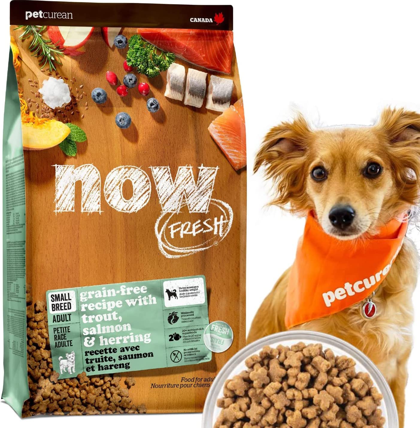 ナウフレッシュ 超小粒 小型犬 成犬用 ドッグフード 0.8kgの商品画像