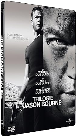 Amazon Com Coffret Jason Bourne La Trilogie La Memoire Dans La Peau La Mort Dans La Peau La Vengeance Dans La Peau Disc Bonus Boitier Metal Matt Damon