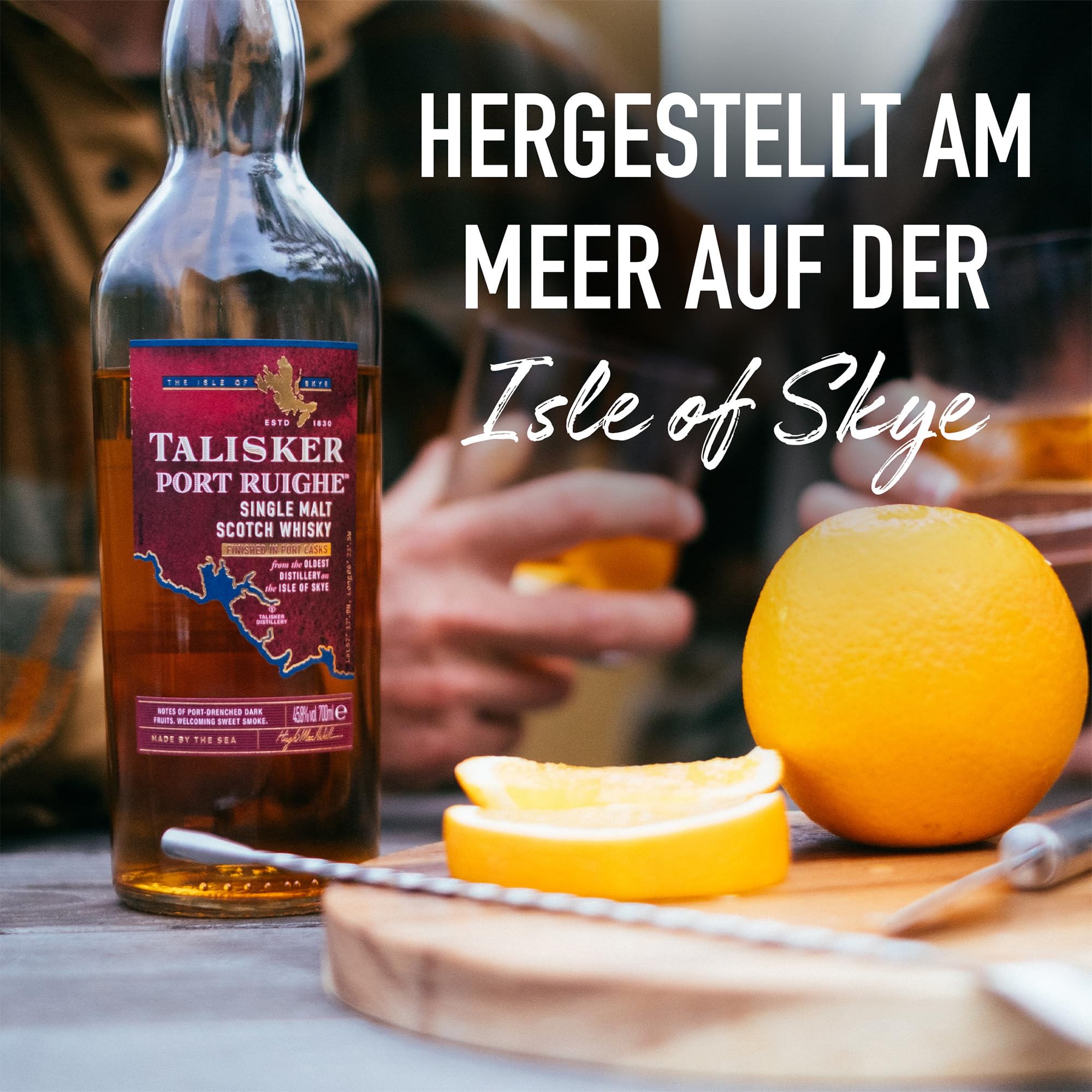 Talisker Port Ruighe - Single Malt Scotch Whisky, handverlesen von der Insel Skye, 45.8 % Vol., 700 ml Einzelflasche 2