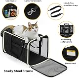 Conlun Cat Carrier Bag Soft-Sided 4-Sided Mesh Airline Approved up to 6kg view 6