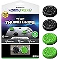 KontrolFreek No-Slip Thumb Grips for Xbox Series X (XBX) and Xbox One (XB1) Controller | 4-Pack | Green and Black