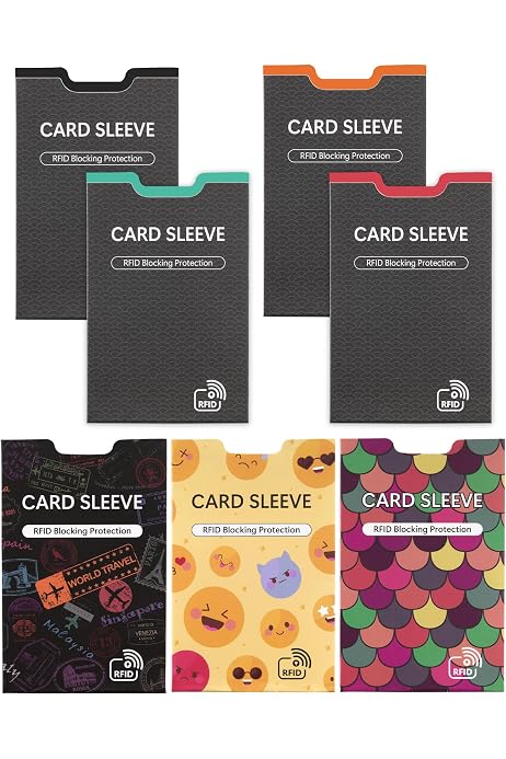 thumbnail image 2 of 15PCS RFID Blocking Sleeve RFID Credit Card Holder & Botswana 2 of 14