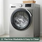 Zuvo Extra Long Bath Mat 100x40cm Grey Non Slip Anti Mould Machine Washable view 7