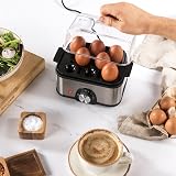 Salter EK6213 Electric 8 Egg Boiler with Poaching Trays 500W Silver view 4