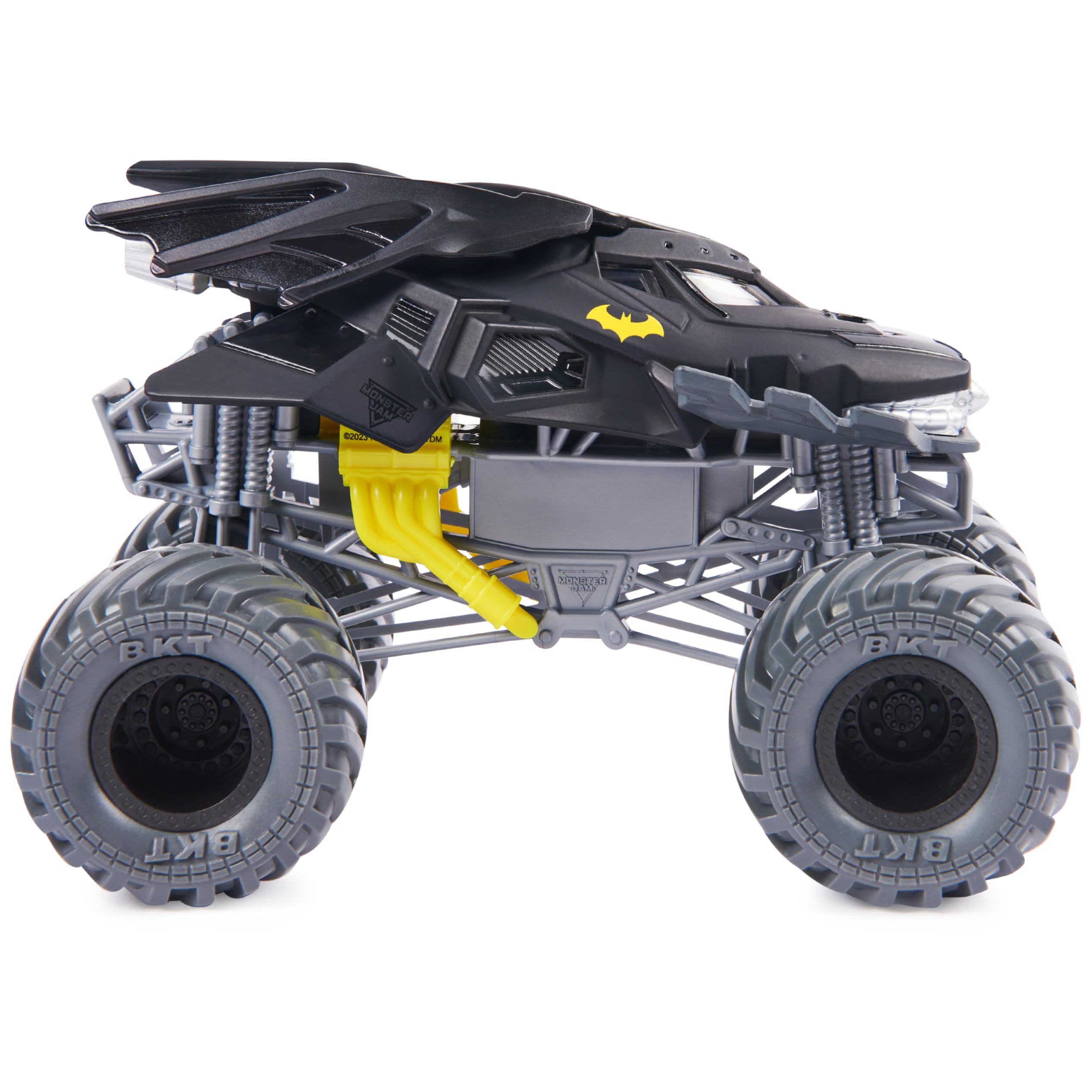Monster Jam, offizieller Batmobile Monster Jam Truck, Metall-Spritzguss-Fahrzeug zum Spielen und Sammeln im Maßstab 1:24 3
