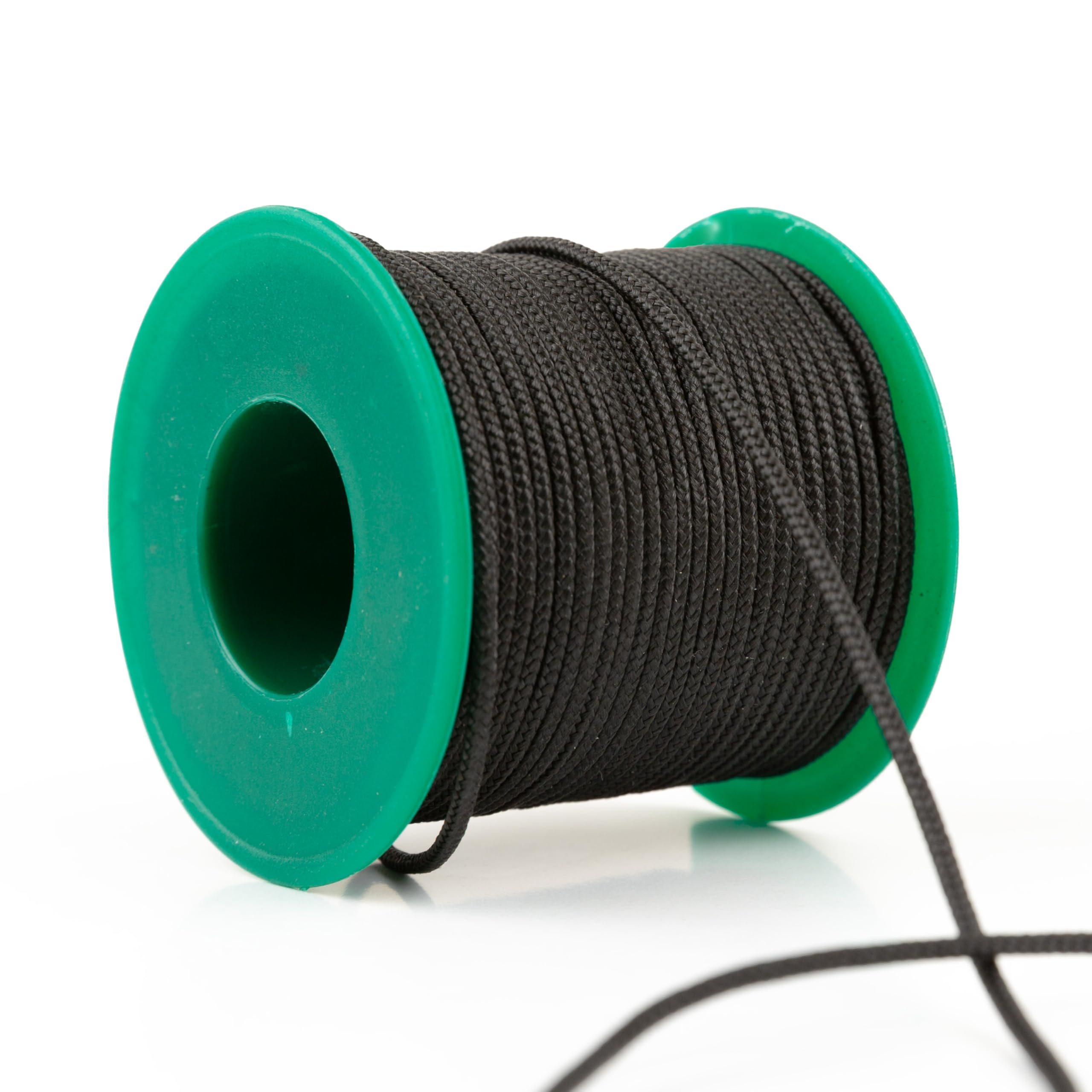 Black Cord, 2mm, 25m, Braided, Non-stretch, Strong, Durable, For General Use, Arts and Crafts, DIY Projects