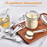 U-Taste Measuring Spoons Set of 9 18/8 Stainless Steel with Nested Handles view 8