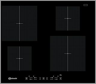 Bauknecht CTAI 9640 IN Induktions Kochfeld / 4 Heizelemente / 60 cm / Simmer Funktion / Edelstahl