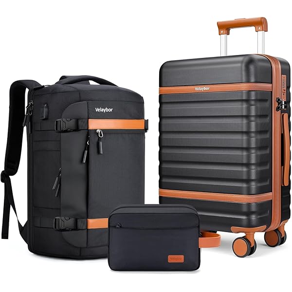 Amazon.com | Romtour 3 Piece Luggage Set 20 Inch Carry On Suitcase