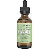 Squalane 100% Pure Plant Derived Face Oil 2 Fl Oz All Natural, Hydrates Nourish Moisturize Skin Face Body and Hair for All Sk