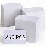 250 Pack, Premium Blank Credit PVC Cards, White