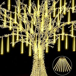 JJGoo Christmas Lights Meteor Shower Rain