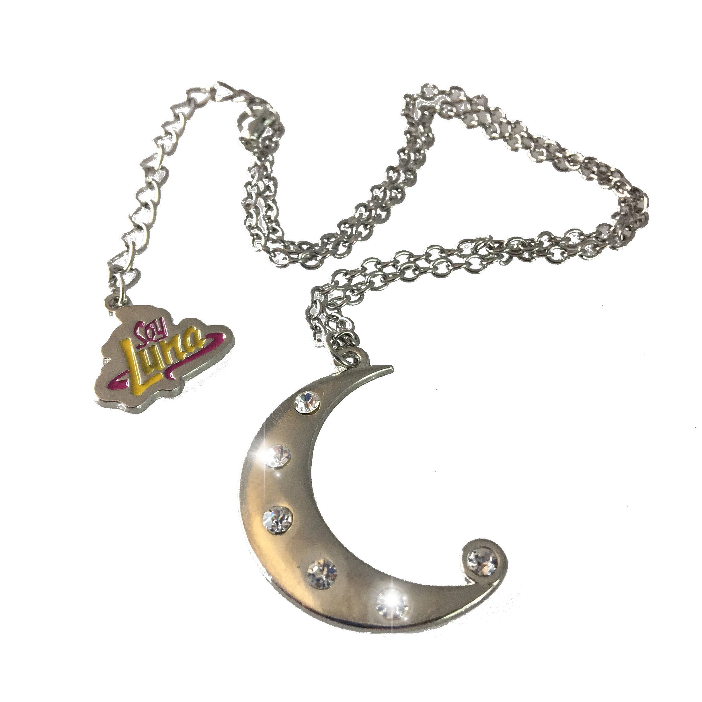Soy Luna Moon Shaped Pendant Necklace 