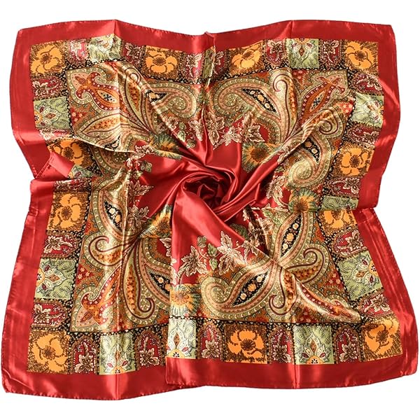 Bewudy Grand Foulard Carré En Satin Pour La Tête, écharpe En Soie Pour Femme, Foulard Pour Envelopper Les Cheveux Et Dormir La Nuit, Noir, 90 Cm X 90 Cm